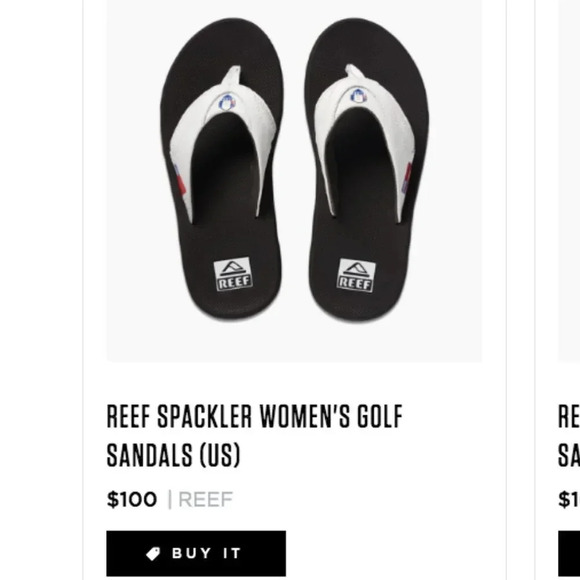 Reef Women's Spackler Golf Sandal - Picture 10 of 11